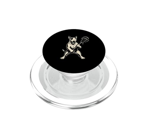 PopSockets MagSafe Bull Terrier pour regarder vos matchs de lacrosse