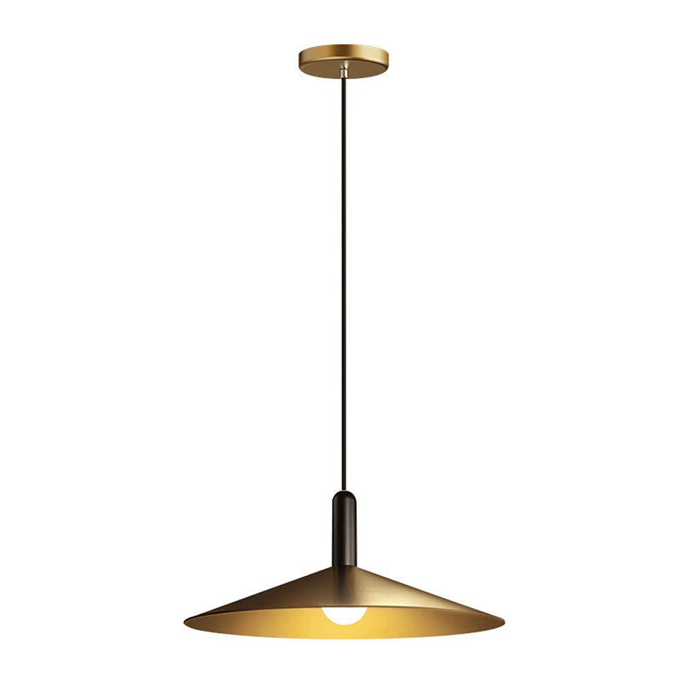 Lampe suspendue réglable dorée pour sublimer entrée et escalier