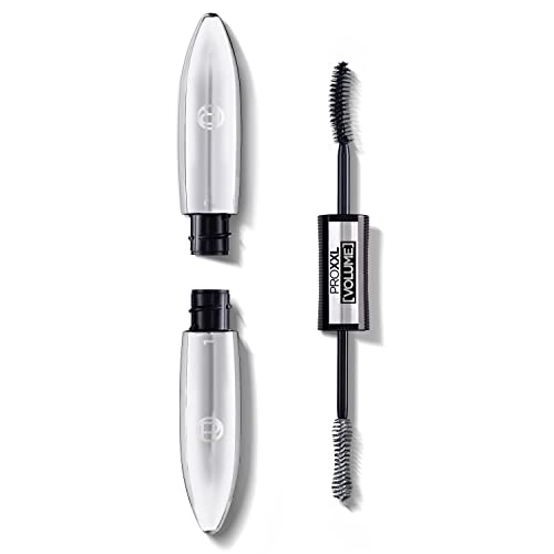 L'Oréal Paris - Mascara Pro XXL Volume - Effet Faux Cils Professionnel - Technologie Double Brosse - Longue Tenue - Teinte : Noir - 12 ml