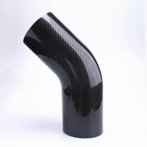 Ac Performance CF-45-400 Od 4 Inch (102Mm) 45 Degree Carbon Fiber Elbow, 4 Inch Outer Diameter, Leg Length 6 Inch (150Mm), 1.5Mm Thickness, 3K Twill Real Carbon Fiber Bent Tube (No Logo thumb #3
