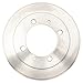 TRQ Rear Brake Drum Pair Set Compatible with 2002-2007 Mitsubishi Lancer/Models with 15 Inch Wheel