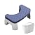 , Toilet Step Stool Squat, Pp Squatting Poop Foot Stool, Bathroom Poop Stool, Poop Stool For BathroomDurable Toilet Assistance Steps Tool, Adults Bathroom Step Stools with Lasting Stability, Kids Toil