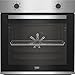 Beko Einbaubackofen BBIE12000X/Halogenbeleuchtung/SteamShine/6 Kochfunktionen/H x B x T: 59,5 x 59,4 x 56,7 cm/66l