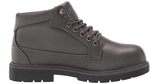 Lugz Bota masculina Mantle Mid Classic Espuma de memória Chukka Fashion, Cinza, 6.5
