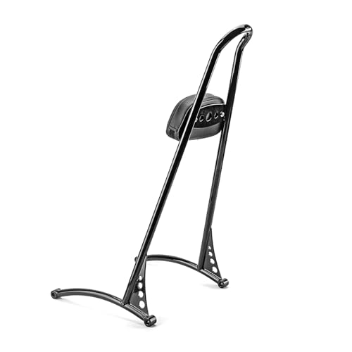 Coussin de dossier moto sissy bar passager arrière brillant 24 tall Dyna FXDF FLD