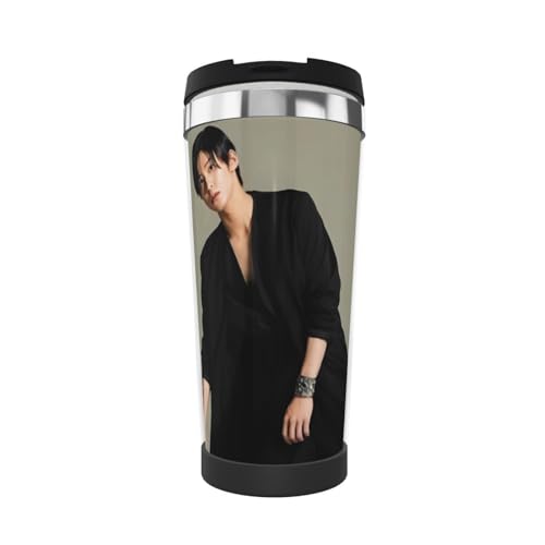 KJLENAEKA 目黒蓮マグカップ 保温ポータブルミニカップ 真空断熱 人気コーヒーカップ 耐熱 保温かわいい おしゃれ グッズ 個性 贈り物400ml