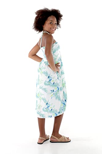 Image of Hawaii Hangover Family Matching Hawaiian Clothes, Orchid Breeze White | Family matching Hawaiian outfits, Orchid Breeze White, lightweight rayon, machine washable, tropical floral print, luaus