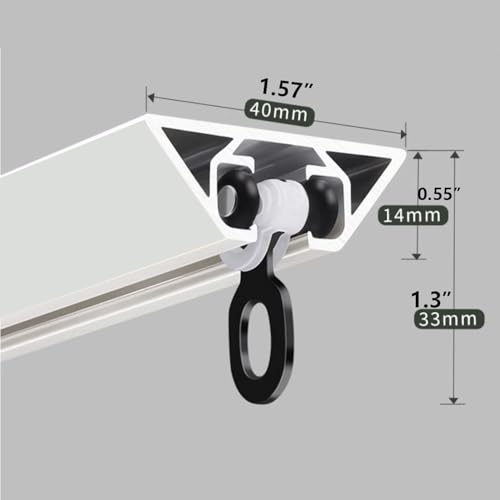 Barre de douche 1,5m extensible et stable pour rénovation de plafond - 8