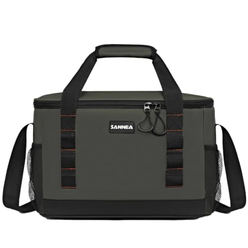 Image of Backpack Cooler Insulated Leakproof, Soft Cooler for Outdoor Camping Hiking | 7.5x13x18in, leakproof liner, waterproof oxford, multi pockets, wine opener, for camping hiking picnic fishing