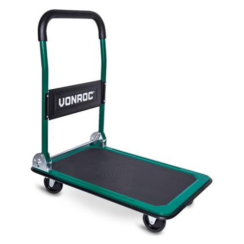 VONROC Carrello portapacchi pieghevole 150kg