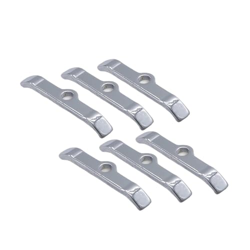 Tornillos para tapa de válvula contra fugas de aceite con soporte plateado de 3"