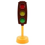 VOSAREA Realistic Traffic Light Lamp Toy, Kids Traffic Signals for Early Education Playset, Role Signal Toy for Classroom Teaching and Family Activities, No Battery