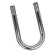HEEPDD Stainless Steel Fish U Shape Pipe, U Shaped Tube Connector for Aquarium Co2 Oxygen Tubing