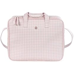 Maletas Bebe Baratas Pasito a pasito. Maleta de Clínica Together. Bolsa de Maternidad Útil para Llevar al Hospital o Clínica. Organizador Fabricado en Polipiel. Color Rosa/Blanco