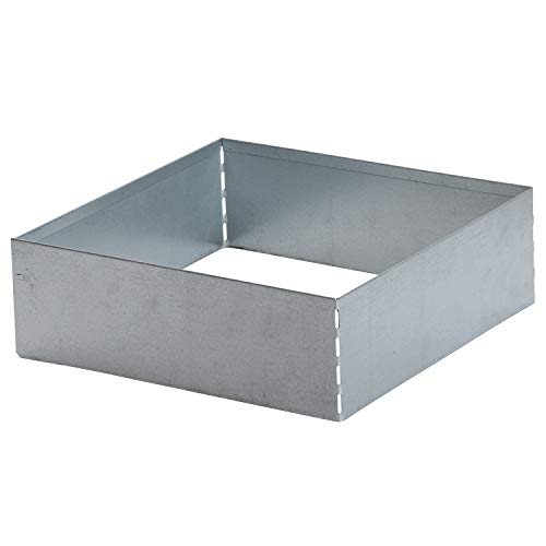 Preisvergleich Produktbild bellissa Rasenkante Square verzinkt, quadratisch 40x40 cm, H13 cm