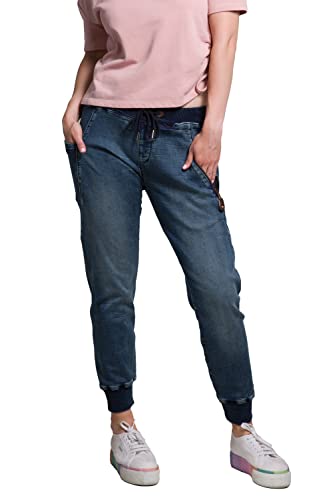 Standards & Practices Modern Women's Drawstring Denim Knit Skinny Joggers Pants