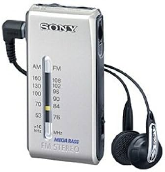 Amazon.co.jp: SONY FMステレオ/AMポケッタブルラジオ シルバー