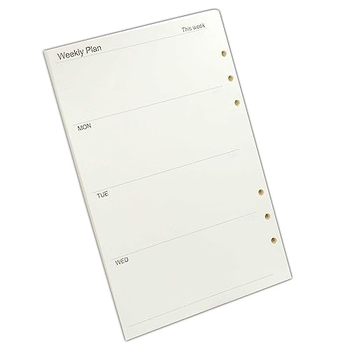 【A様御依頼分】6枚セット Amazon.co.jp: TSUKURIRO リフィル 紙 6穴 システム手帳用 セット