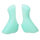 シマノ ST-4700 5800 6800 用 ブラケットカバー ロードバイク シフトハンドル シリコン 左右 ブレーキレバーカバー 自転車 サイクリング (SKY BLUE) [並行輸入品]