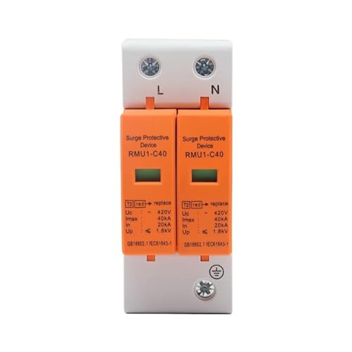 Parafoudre 2P sur rail DIN AC 420V protecteur de surtension domestique modulaire