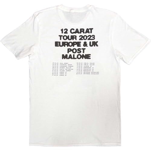 T-shirt Post Malone 2023 idéal pour vos festivals et concerts d'été