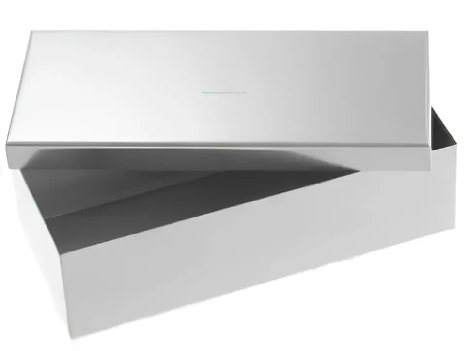 Estojo Liso Aço Inox 20x10x05 cm