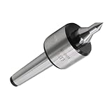 Nakkaa Lathe Center MT3 Live Center, 0.0002' High Accuracy 60 Degree with 18mm Shank Diameter for Lathe Wood...