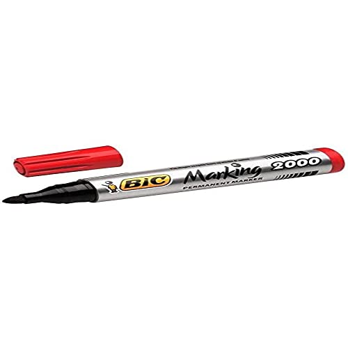 BIC 2000 Permanent 820913 Mark Point Red