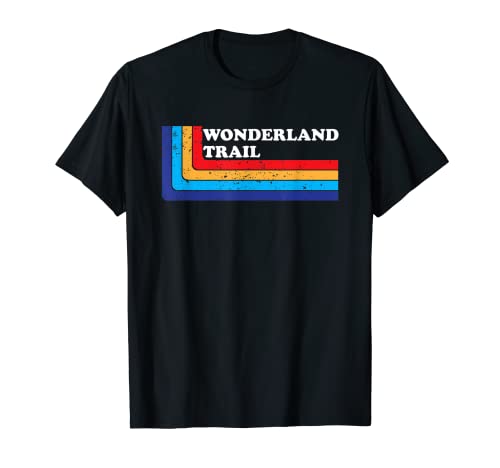 Hiking the Wonderland Trail Backpacking Rainbow T-Shirt