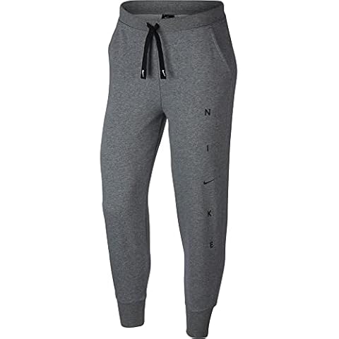 NIKE Women's Dri-FIT Pants in Carbon Heather Cover