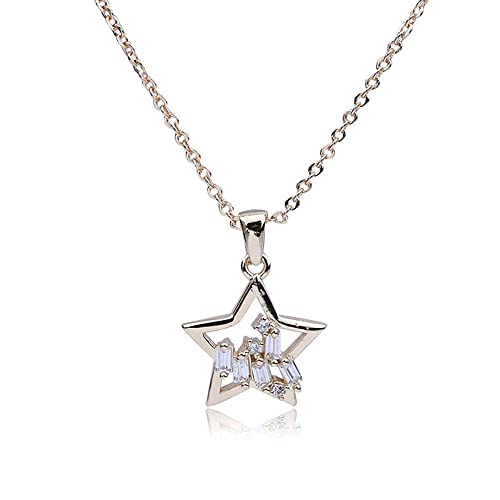 Pendentif à la mode en forme de S et visage souriant serti de zircon pour collier femme
