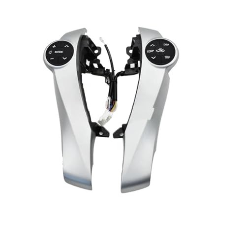 Volant voiture bouton commande audio argent pour Toyota Prius Plus 2012-2015