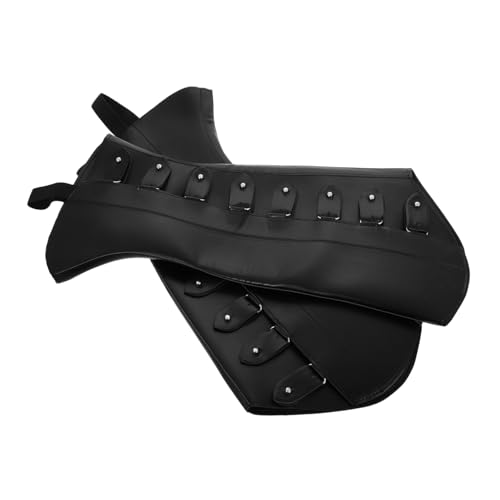 SOIMISS Espinilleras De Alta Vintage Ajustables Para Botas Disfraces y Personajes Históricos De Material Pu Polainas Medievales Para Hombre y Mujer