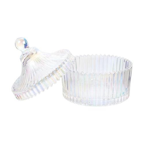 Vaso de mezcla de vidrio para manicura con tapa miniatura 1