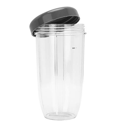 Phefop Juego de Tapa y Vaso de Licuadora de Repuesto con Vaso Tritan Grande sin BPA de 32 Oz, Compatible con el Kit de Piezas de Licuadora de 900 W (Taza Grande 32Oz)