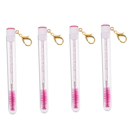 GALPADA Mascara Wand Keychain Eyelash Brush Tube Portable Eyebrow Brush for Daily Use