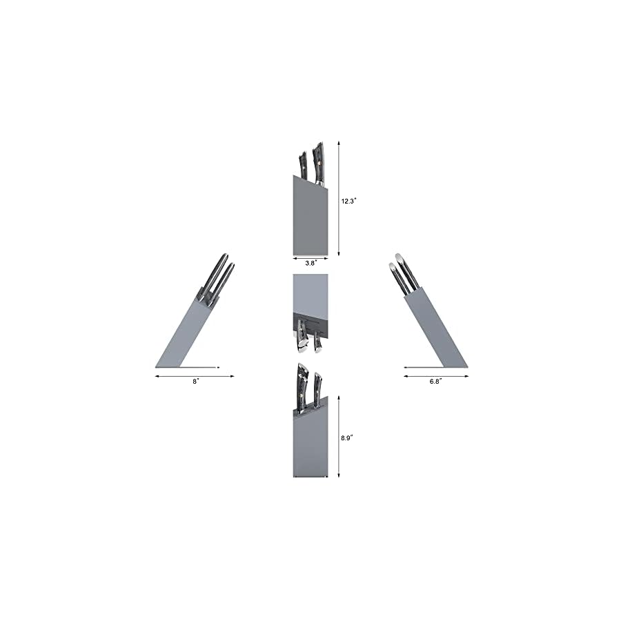 Cangshan NAKA Series X-7 Steel Forged HUA Knife Block Set (4-Piece)