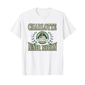 North Carolina Charlotte 49ers Laurels Officially Licensed T-Shirt
