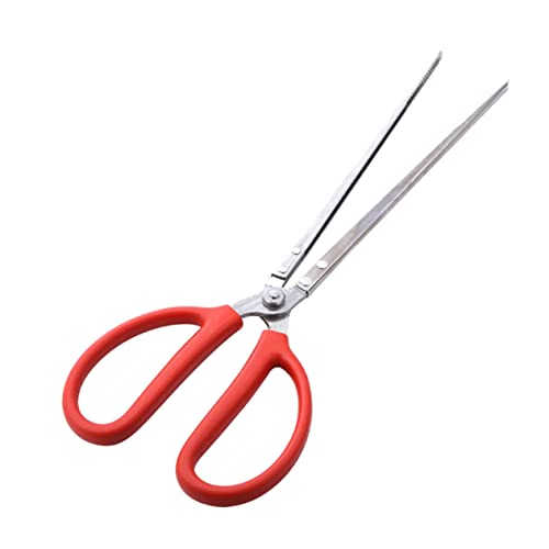 KICHOUSE Pinza per Granchi Multiuso Design Seghettato, Morsetto per Anguille e Raccoglitore di Rifiuti Manico Comodo, per Uso Domestico e attività All'aperto Come Campeggio e Barbecue
