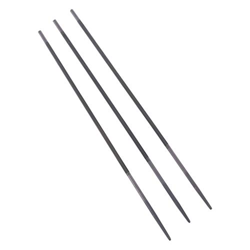 AOOOWER 3 afiladores redondos de 4 mm para motosierra para carpintería, accesorios de herramientas