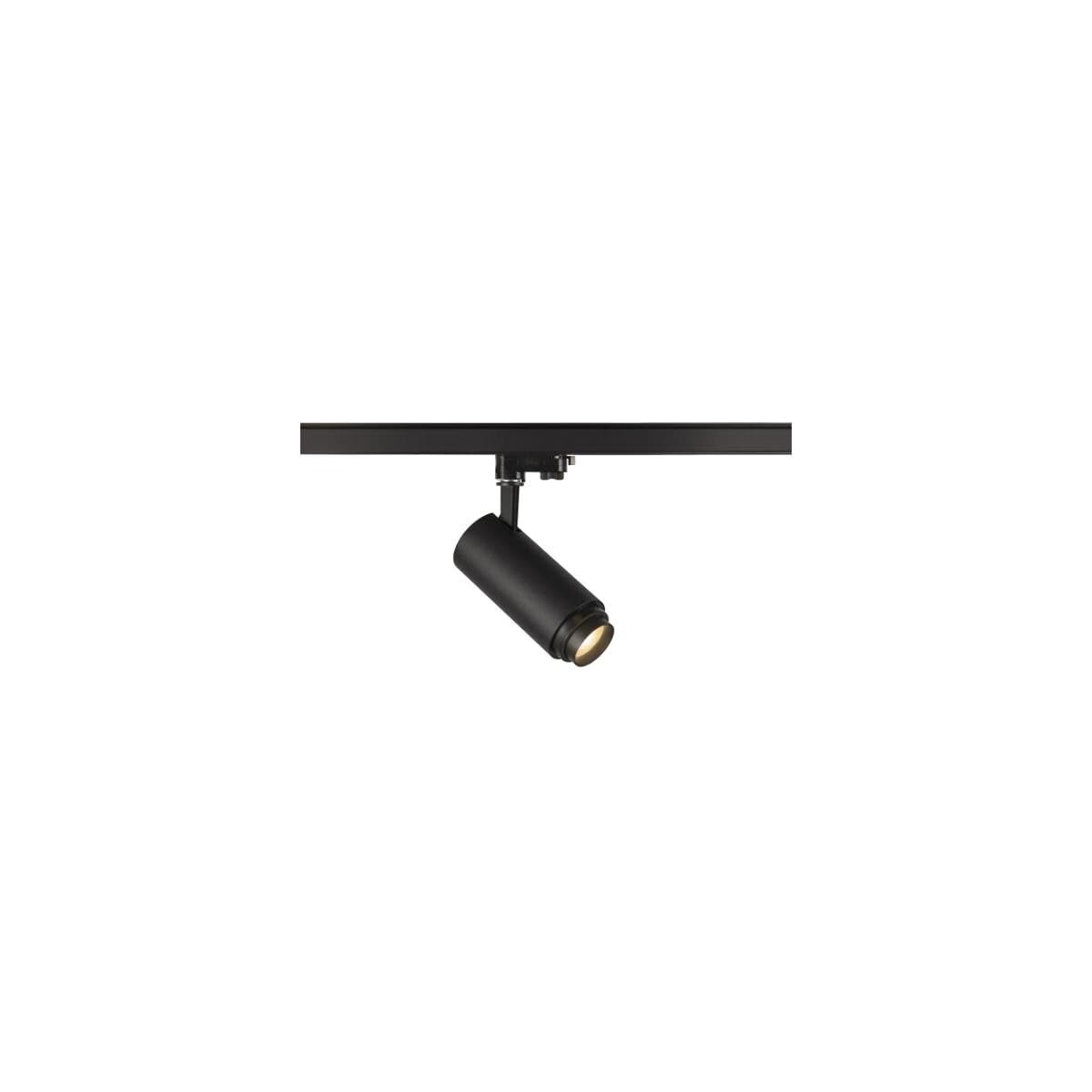 SLV NUMINOS® ZOOM M/LED 3-Phasen-Strahler, Spot, 3000K 20W 1800lm schwarz dimmbar 15Grad