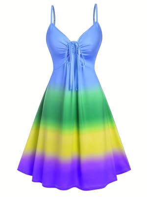 Robe violette pour femme Runcati S finie la sensation d'étouffement en été