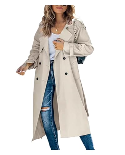 ZHIAN Abrigo For Mujer Chaquetas Impermeable Transpirable Cortavientos Exterior Damas Abrigo Ligero(Light Gray,XXL)