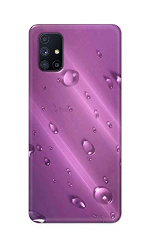 Image of PRINTFIDAA Water Bubbles in Lilac Background Printed Designer Hard Back Case Cover for Samsung Galaxy M51, SM-M515F / DSN -(RP) MVN1005