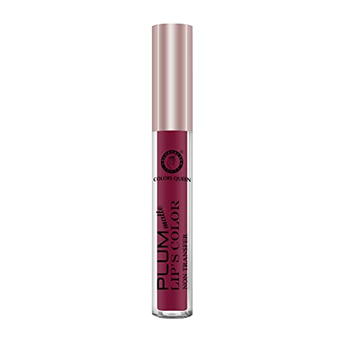 Image of Colors Queen Plum Matte Non Transfer, Water Proof, Liquid Lipstick Cherry 7 ml