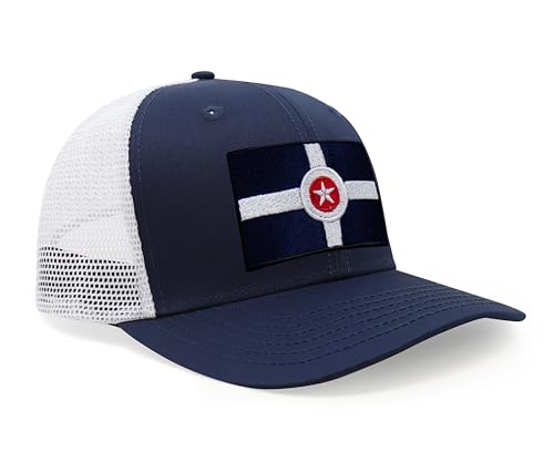 Image of International Tie City Hat for Men and Women, Adjustable Snapback Trucker Baseball Cap with Embroidered Patch