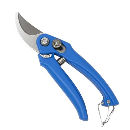 Image of Hand Pruner Cutter - 1 Piece (Blue Colour) | Heavy Duty Gardening Tools Grass Cutter, Plant Cutter for Home Garden, Wood Branch Trimmer, Garden Tools Accessories (Steel Blades, Assorted)
