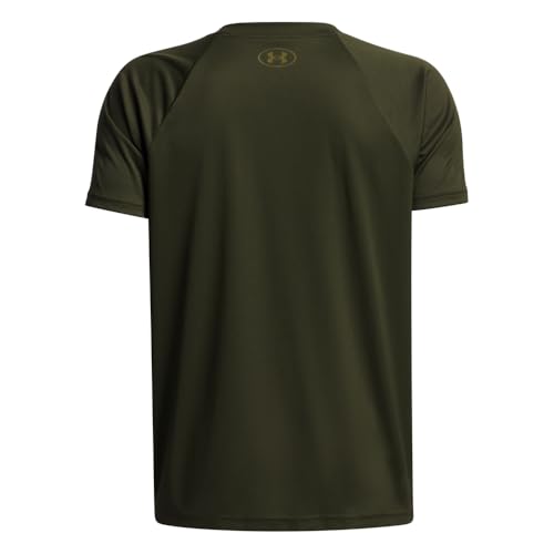 Image of Under Armour Boys' Tech Hybrid Printed Fill Short-Sleeve T-Shirt