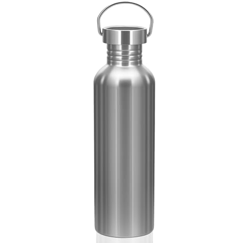 lompyeu Trinkflasche Edelstahl 1L - Thermosflasche BPA-Frei, Kohlensäure Geeignet Auslaufsicher Sportflasche für Kinder Schule Outdoor