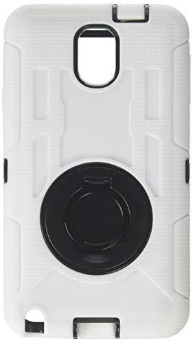 Galaxy S5 Case, ULAK Hybrid Rugged triple Layer Protection Holster Case for Samsung Galaxy S5 with Built-in Rotating Stand and Belt Swivel Clip White/Black